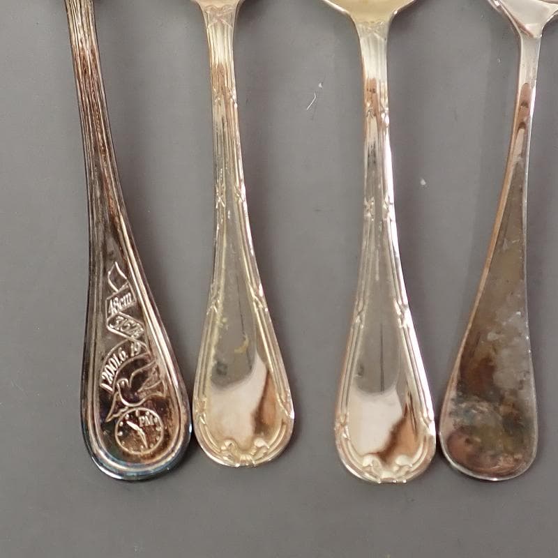 RU-5239　クリストフル　Christofle　シルバースプーン　4点