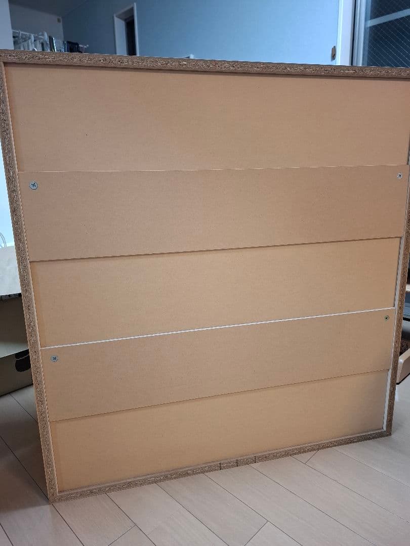 ニトリ　木製本棚 3段 ホワイト/ナチュラル