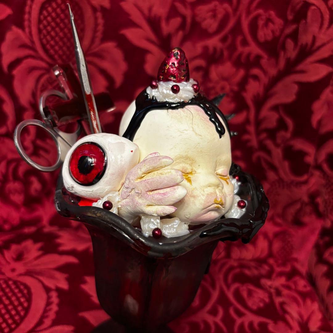 【1点限定作品】忘れられた古い製菓店 甘美で残酷な装飾パフェ・オブジェ