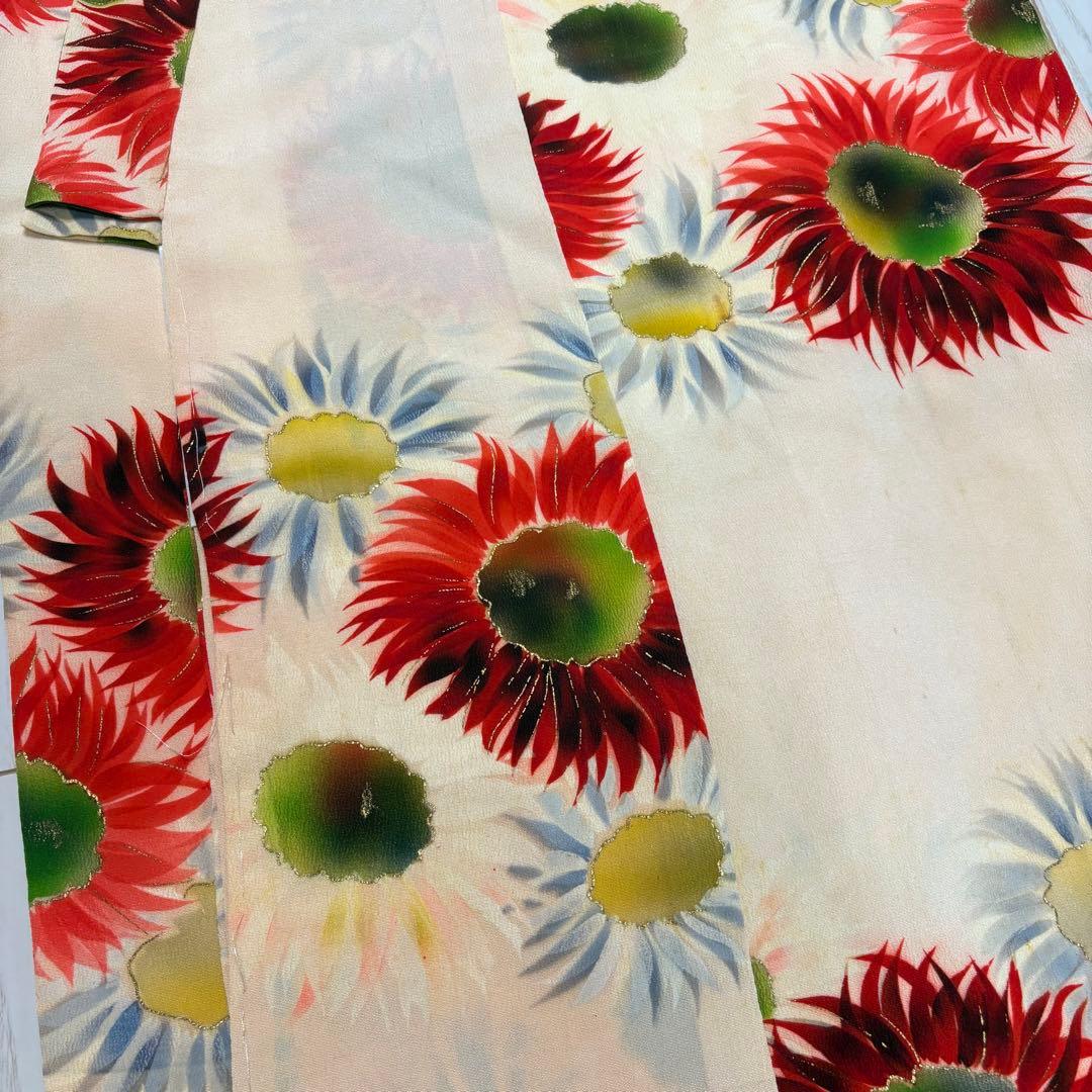 アンティーク着物　子供　七五三 珍しい柄　希少　しつけ付き　レア