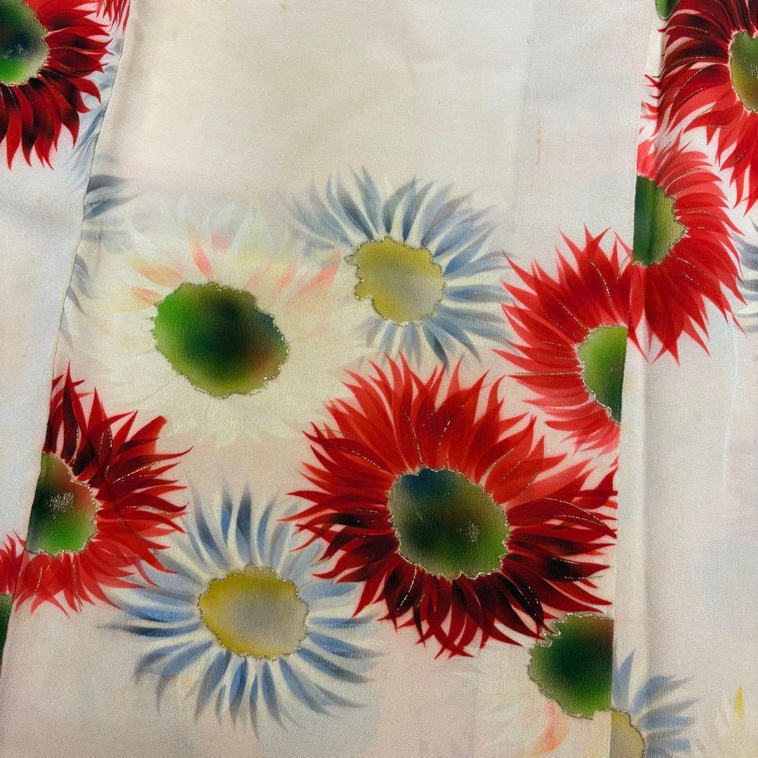 アンティーク着物　子供　七五三 珍しい柄　希少　しつけ付き　レア