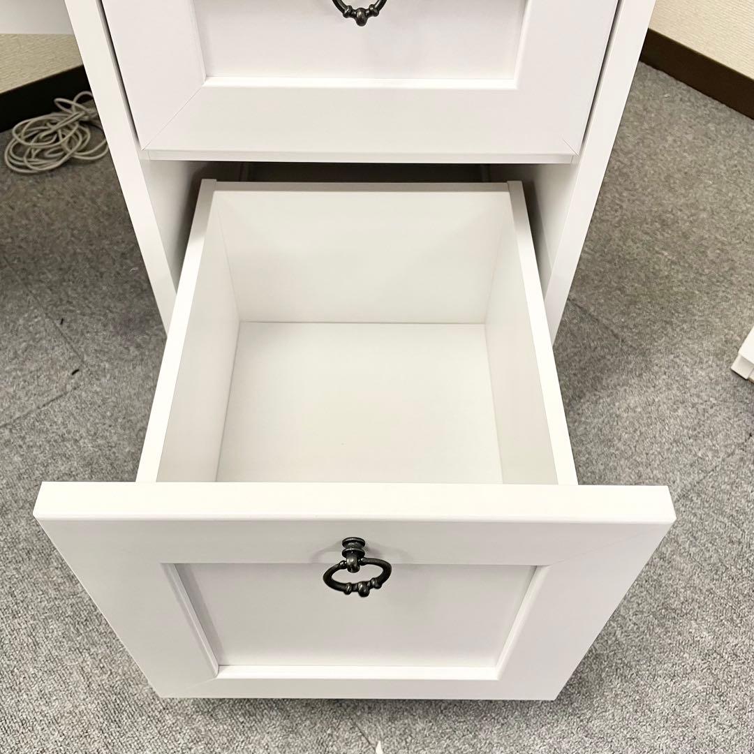 佐藤産業 スツール収納付き ドレッサー 【スツール別売り】 F