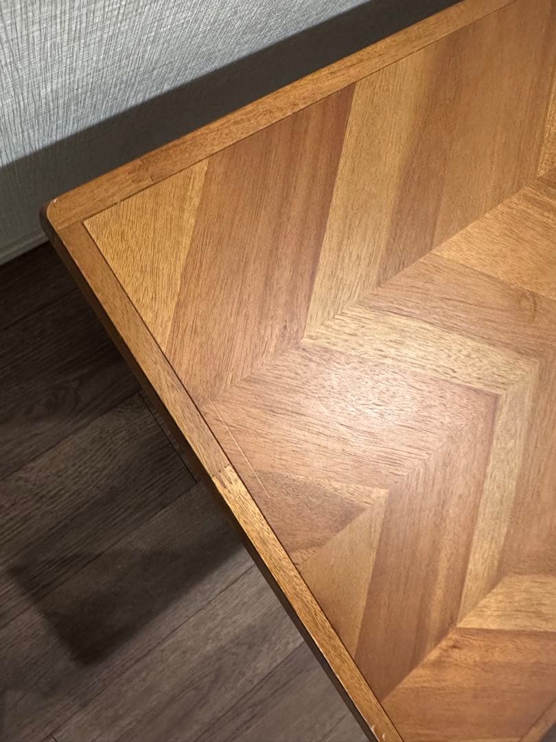 フランフラン レッタ コーヒーテーブル ヘリンボーン柄 - メルカリ