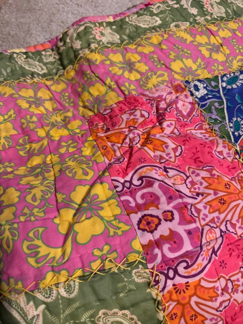 ハワイアンキルトベッドスプレッド　 ハワイ購入