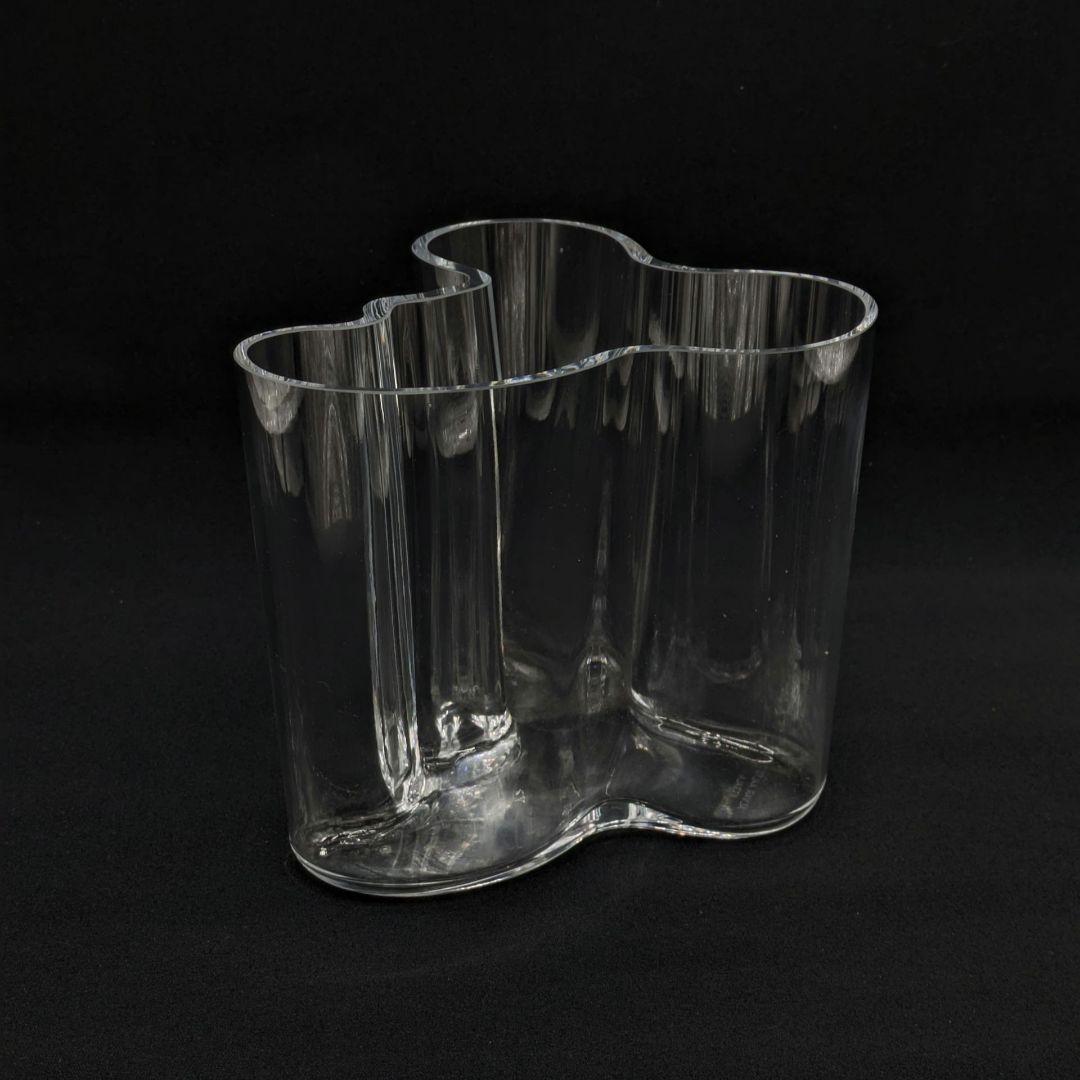 0604【美品】イッタラ アアルト コレクション ベース 120mm クリア