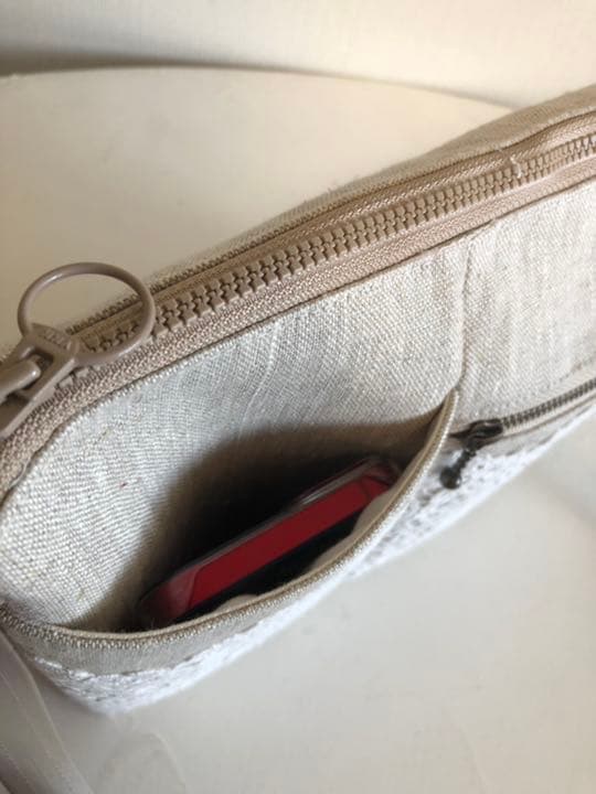 ショルダーバック　リネン　Ⅳ　少し小さ目