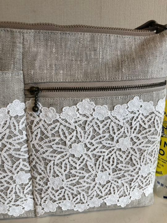 ショルダーバック　リネン　Ⅳ　少し小さ目