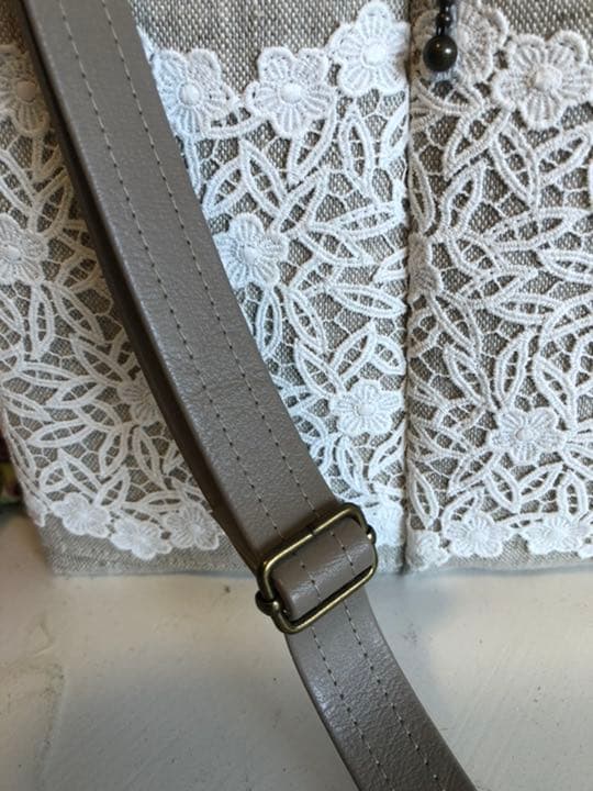 ショルダーバック　リネン　Ⅳ　少し小さ目