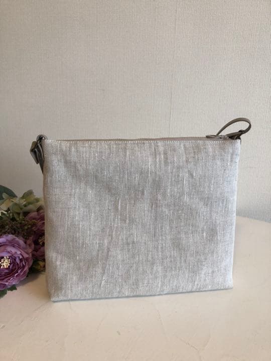 ショルダーバック　リネン　Ⅳ　少し小さ目