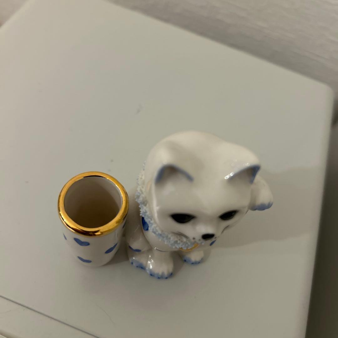 アイリッシュドレスデン 楊枝入れ ハッピーキャット