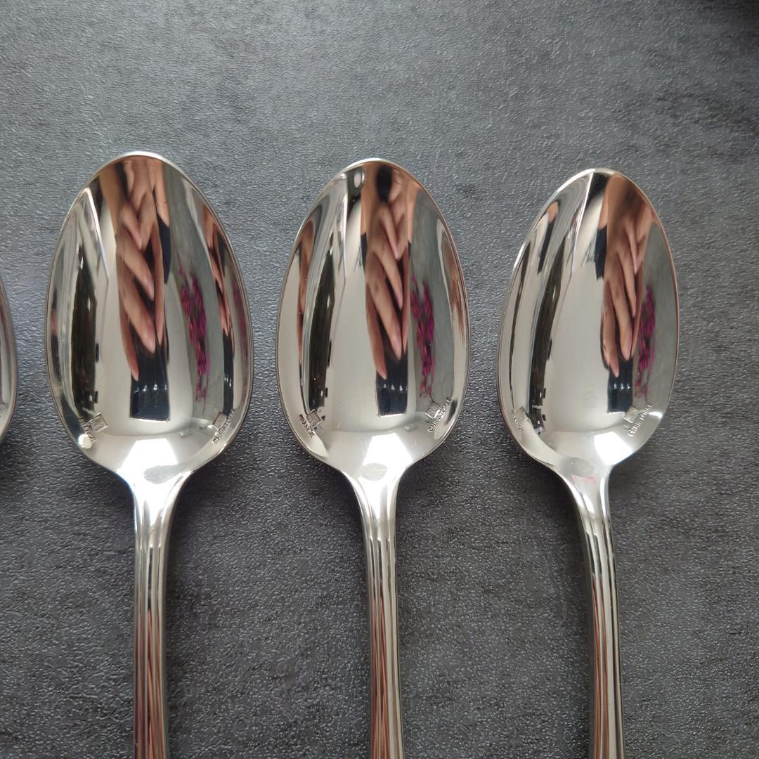 美品 クリストフル ポンパドール コーヒースプーン 未開封含む 6点