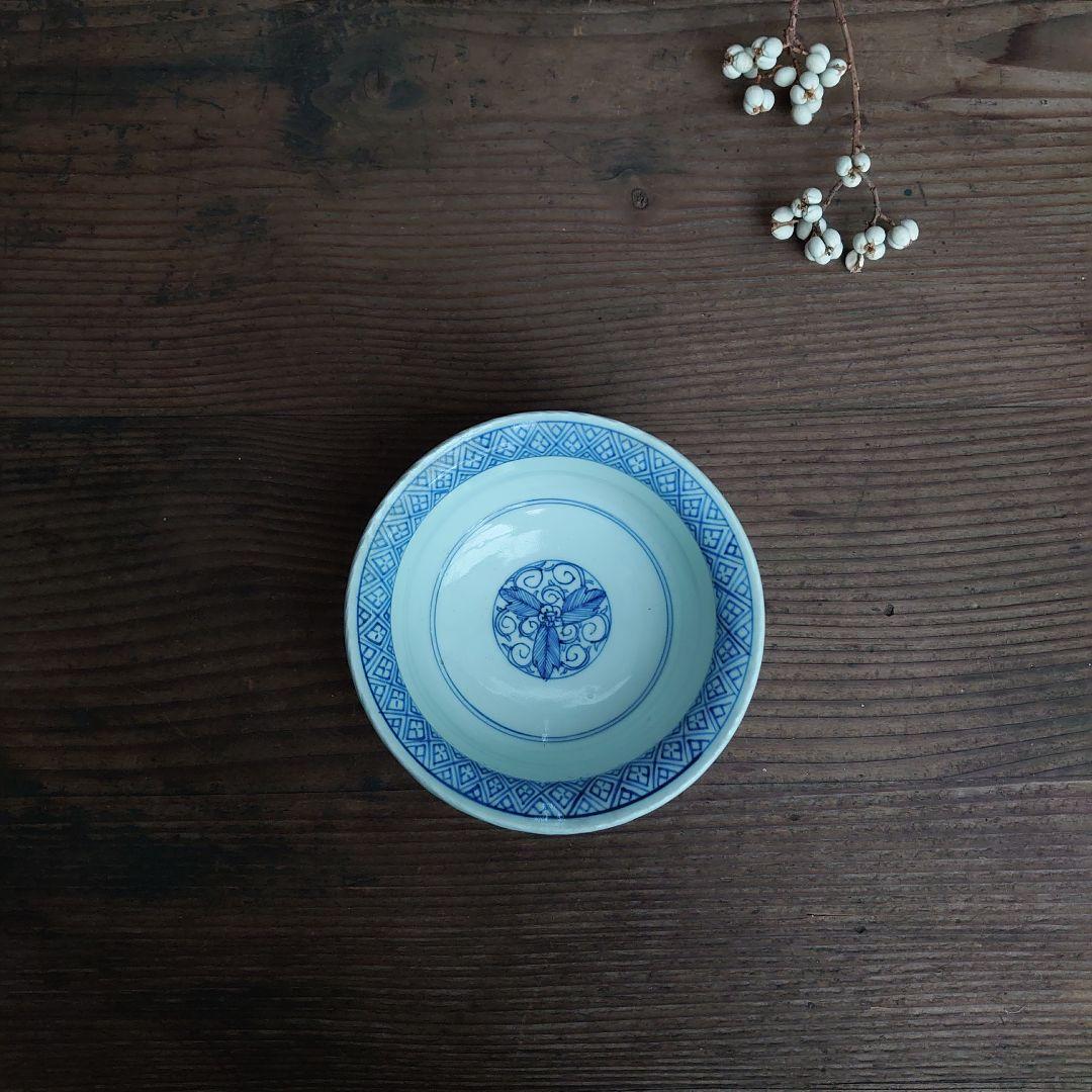 ご成約】古染付 菊割文 手塩皿と 骨董の器 おまとめ