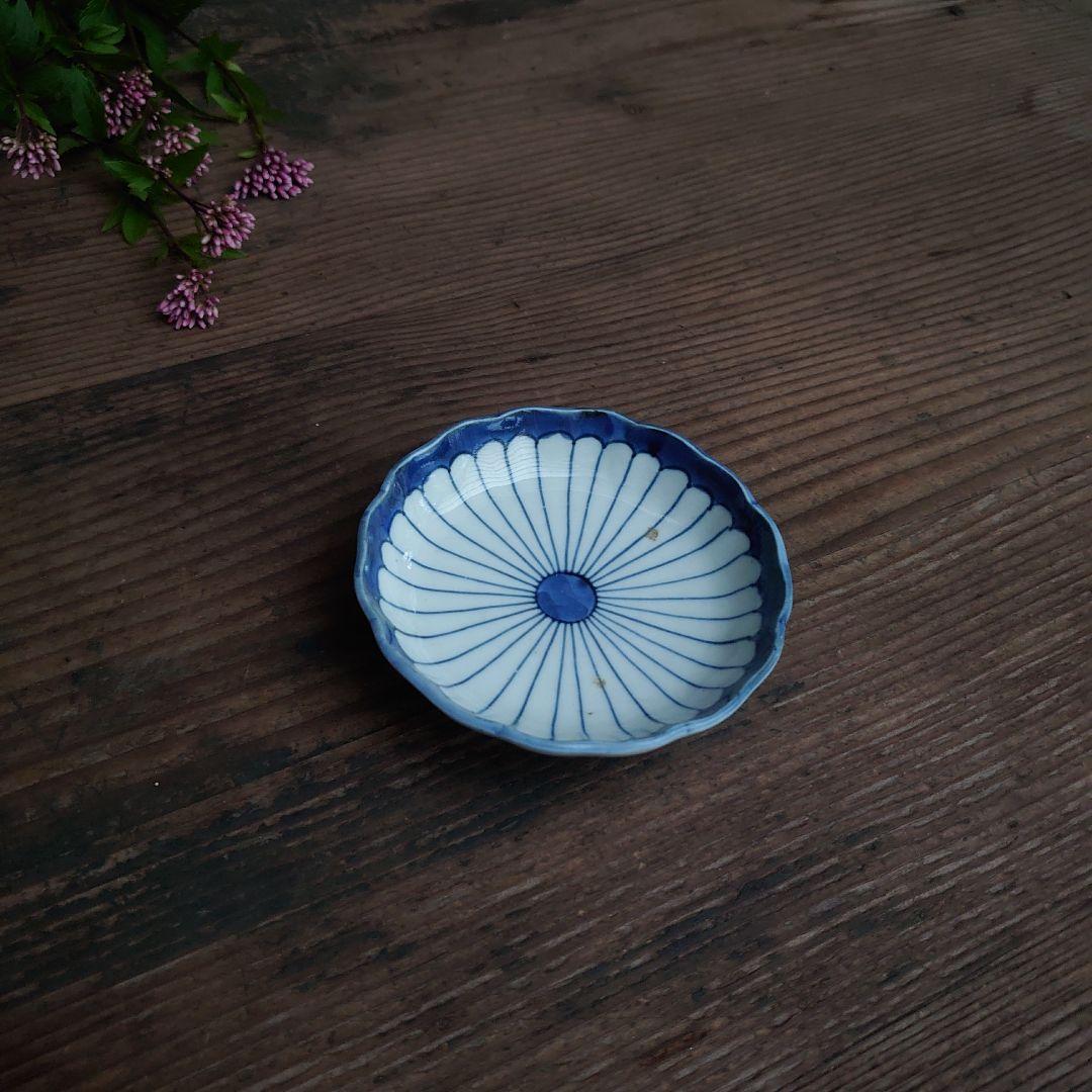 ご成約】古染付 菊割文 手塩皿と 骨董の器 おまとめ