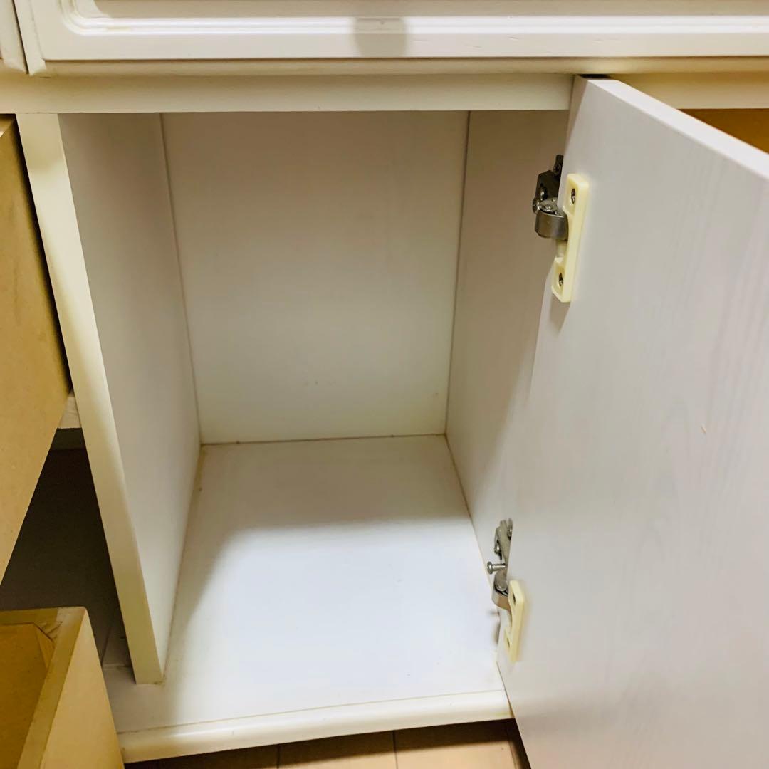 ロココ調 6段 チェスト ジャスミン　アンティーク 姫系　　キャビネット 白家具