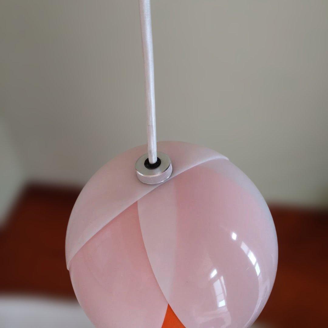 昭和レトロ　チューリップライト　当時物　ペンダントライト　レトロポップ