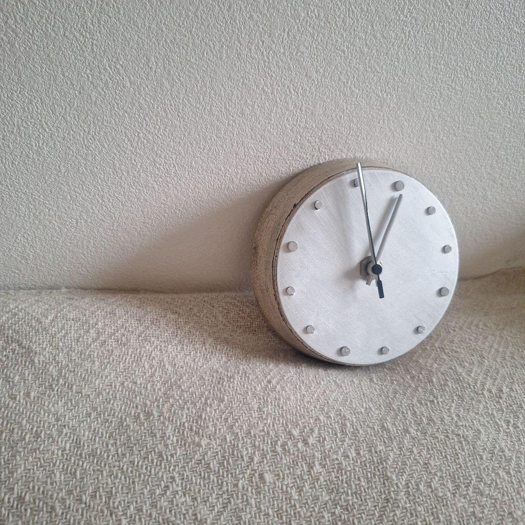 難あり*chikuni * wall clock　アルミ希少　三谷龍二　井藤昌志