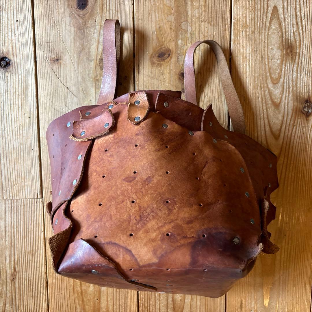 曽田耕　パッチワークバッグ