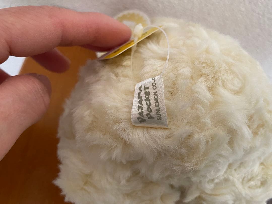 タグ付　日本製　（株）サンレモン　カスタムベア　ベレット　白くま　グリーンリボン