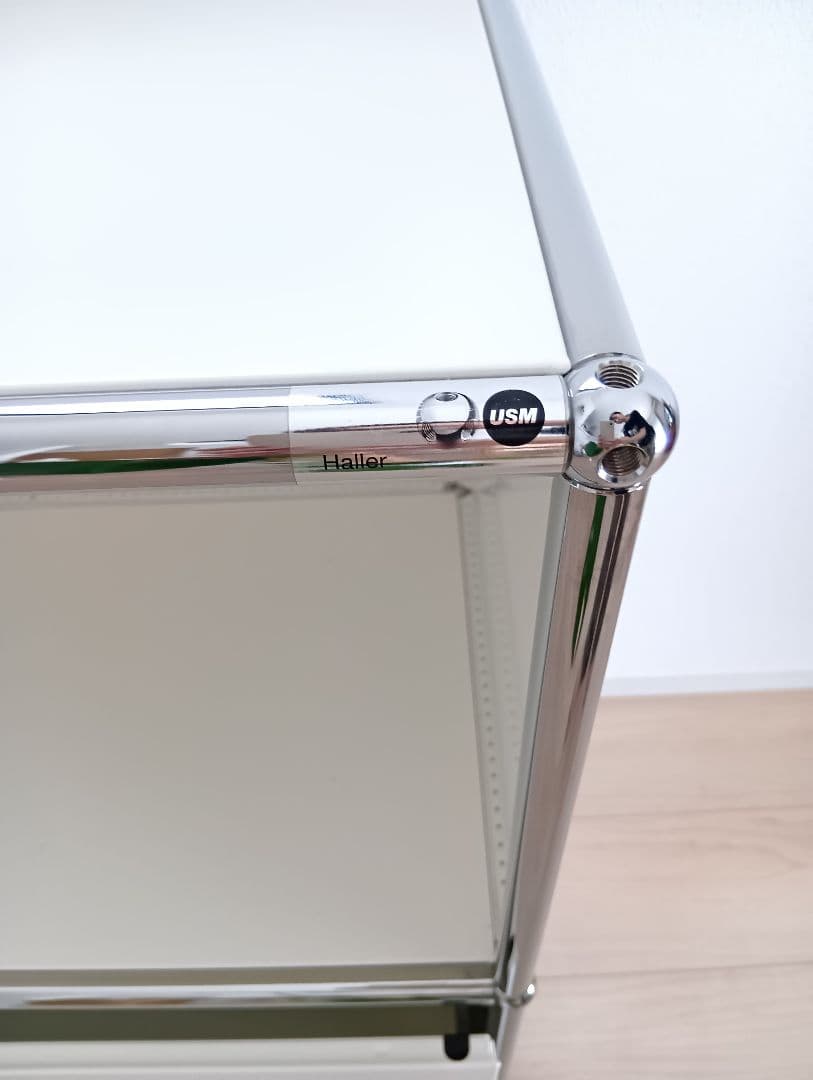 URMハラー　サイドボード　チェスト　２段　ホワイト　引き出し式