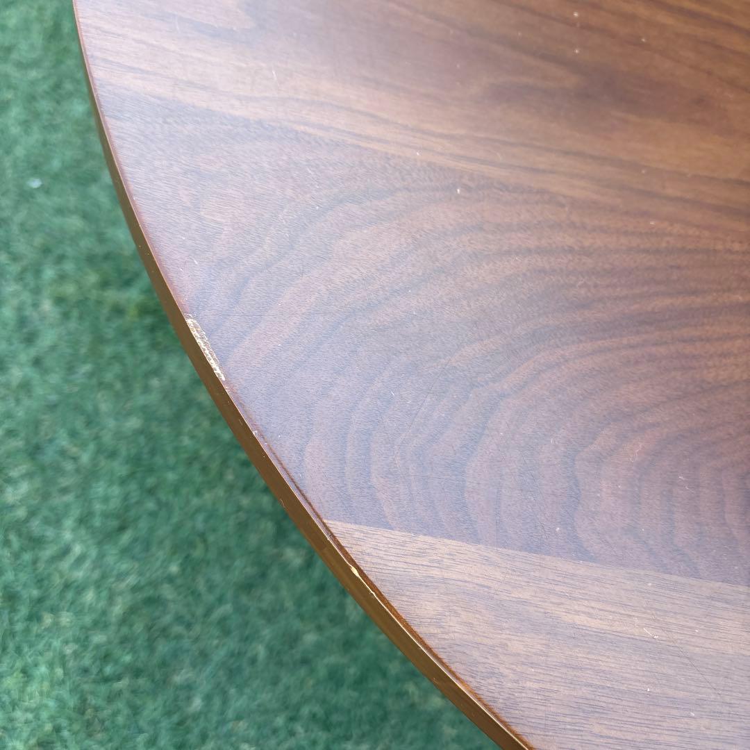 馬場家具 ウォールナット 可動式 リビング ガラス ツインセンターテーブル 机