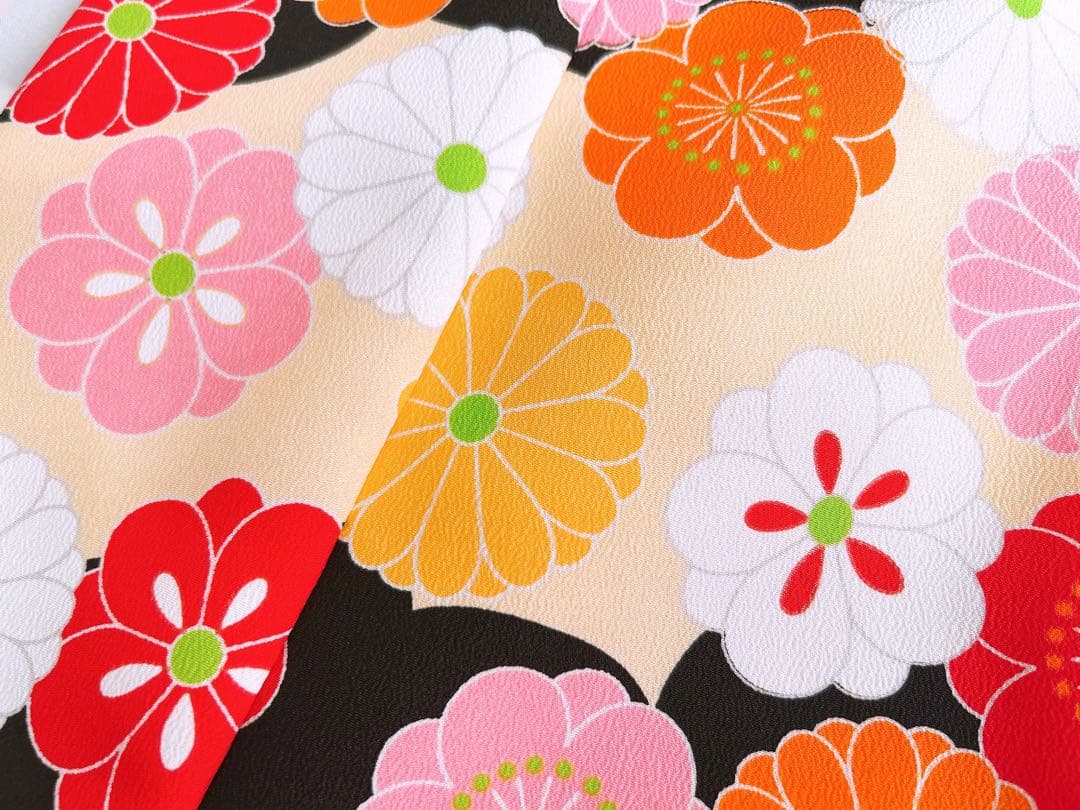 七五三 3歳着物 被布セット 化繊 式部浪漫