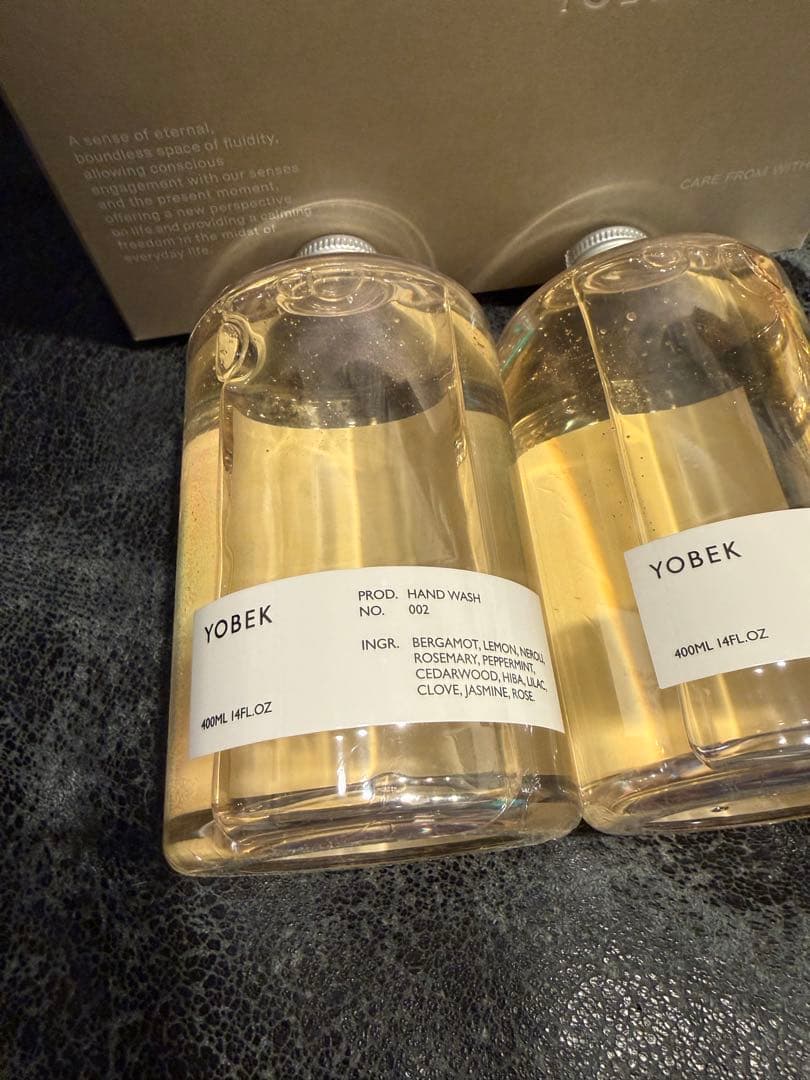 【新品】YOBEK ヨベク ボディークレンザー ハンドウォッシュ 2個セット