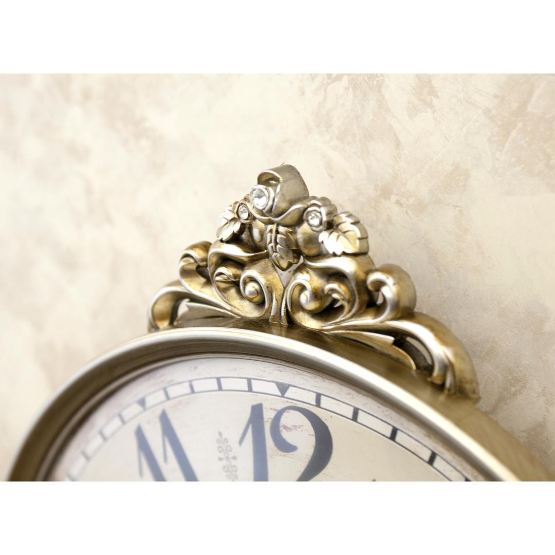 アンティーク調 掛け時計振り子【無音連続秒針付】ビクトリアン パレス