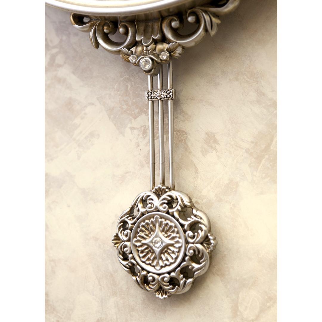 アンティーク調 掛け時計振り子【無音連続秒針付】ビクトリアン パレス