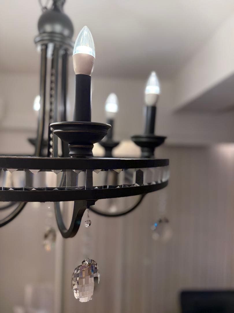 アンティーク　シャンデリア　DAIKO（ブラック）