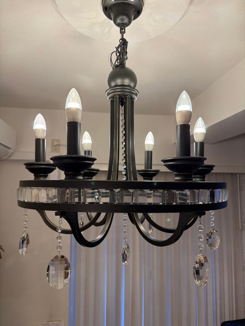 アンティーク　シャンデリア　DAIKO（ブラック）