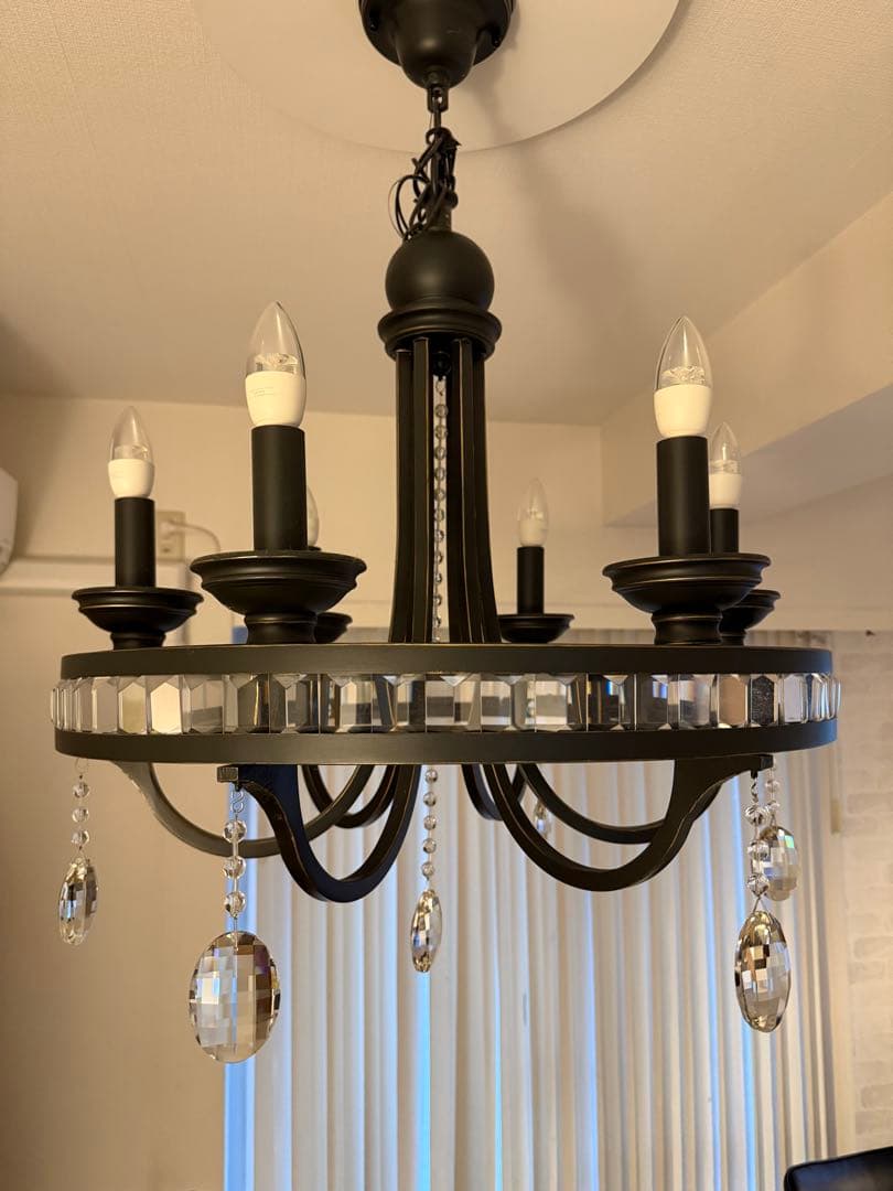 アンティーク　シャンデリア　DAIKO（ブラック）