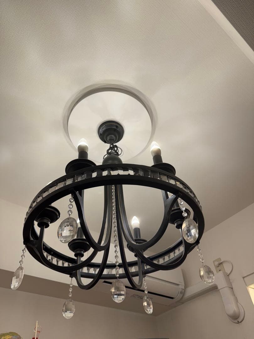 アンティーク　シャンデリア　DAIKO（ブラック）