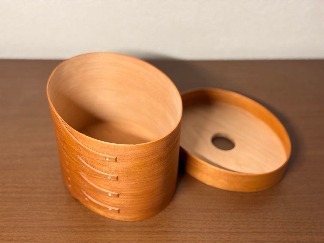 【専用】シェーカーオーバルテッシュボックス縦型 ブラックチェリー