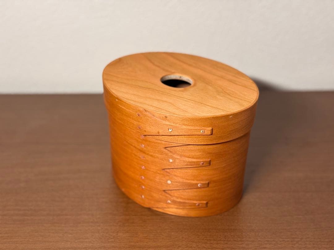 【専用】シェーカーオーバルテッシュボックス縦型 ブラックチェリー