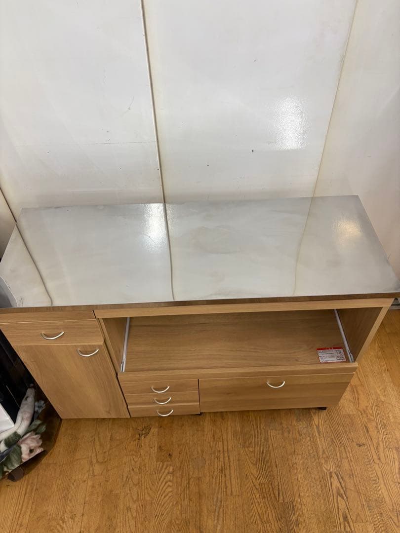 M092 木製キッチンカウンター 幅1195mm