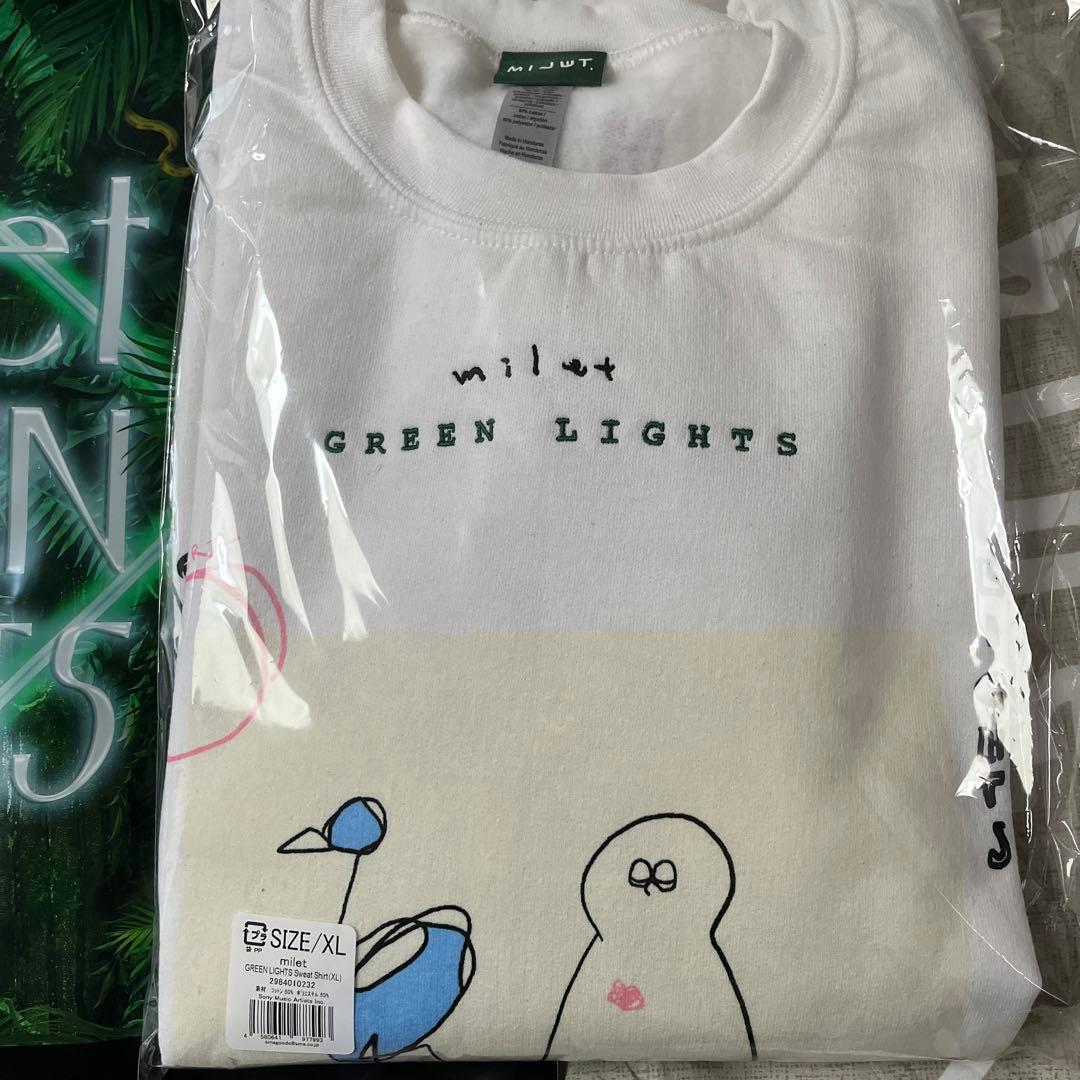 milet ミレイGREEN LIGHTS Sweat Shirt スウェット - メルカリ