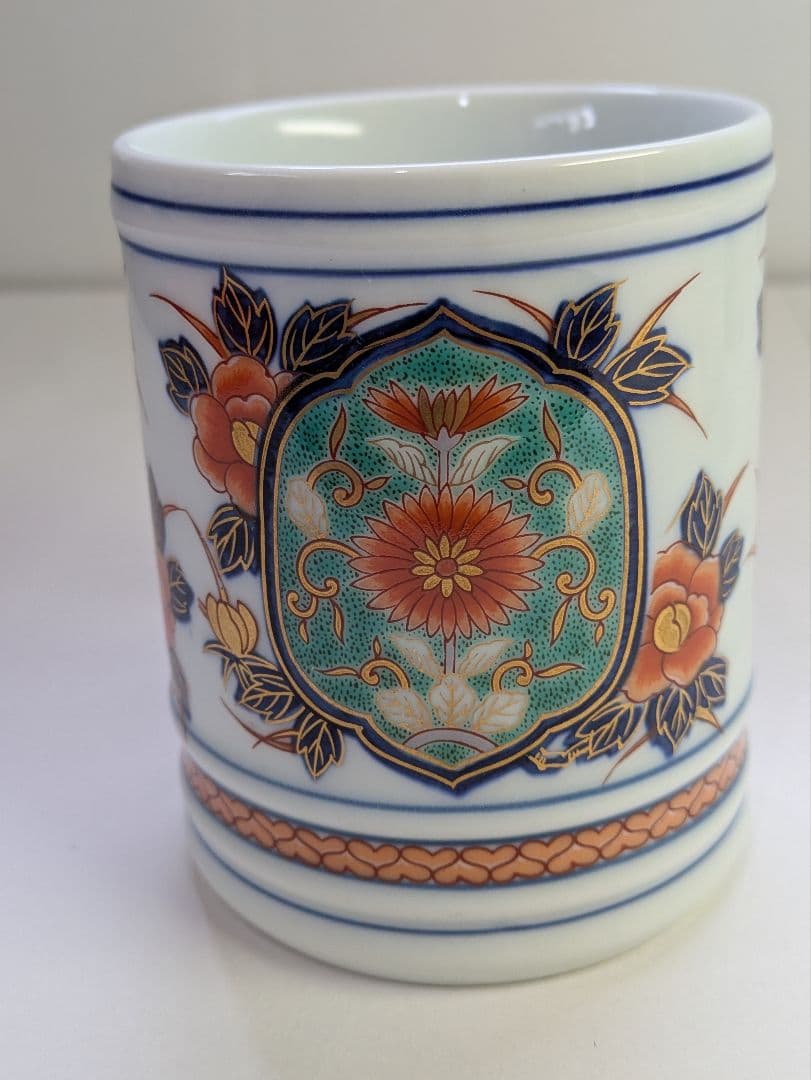 有田焼、其泉、マグカップ、ビアマグ、ぐい呑み2対4客、銘「其泉」有