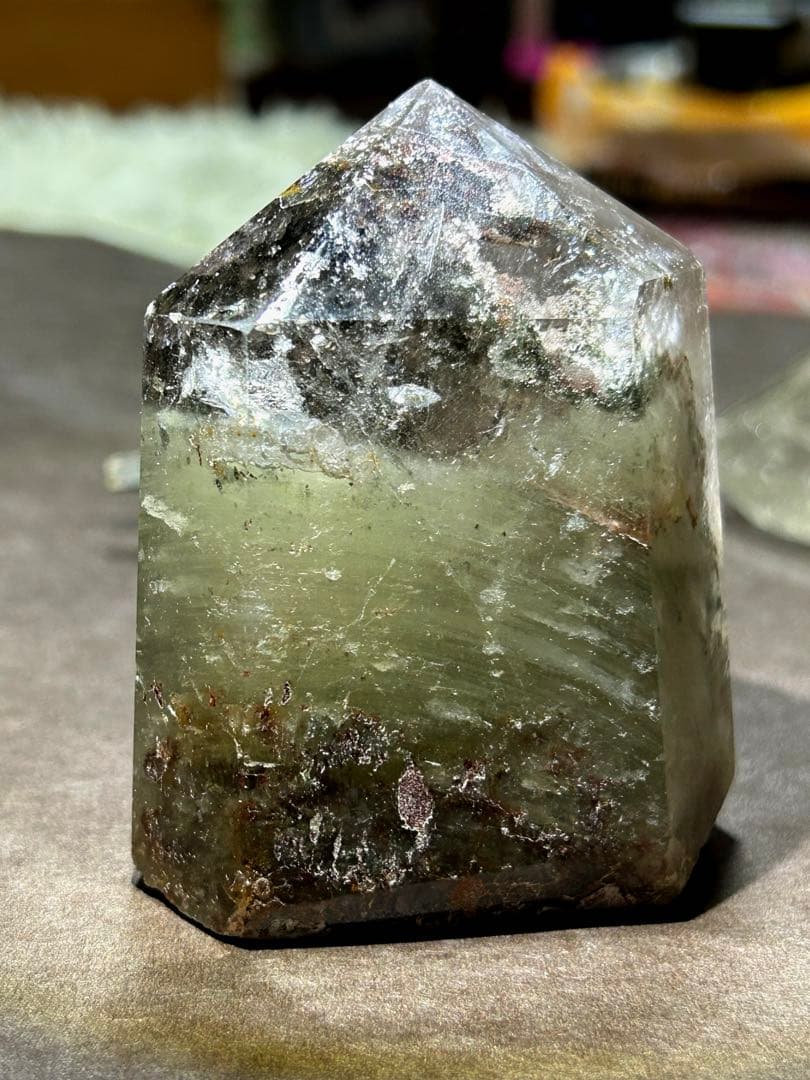 ⭐️別格高級品！帝王秘宝！ガーデンクォーツ　原石　六角柱