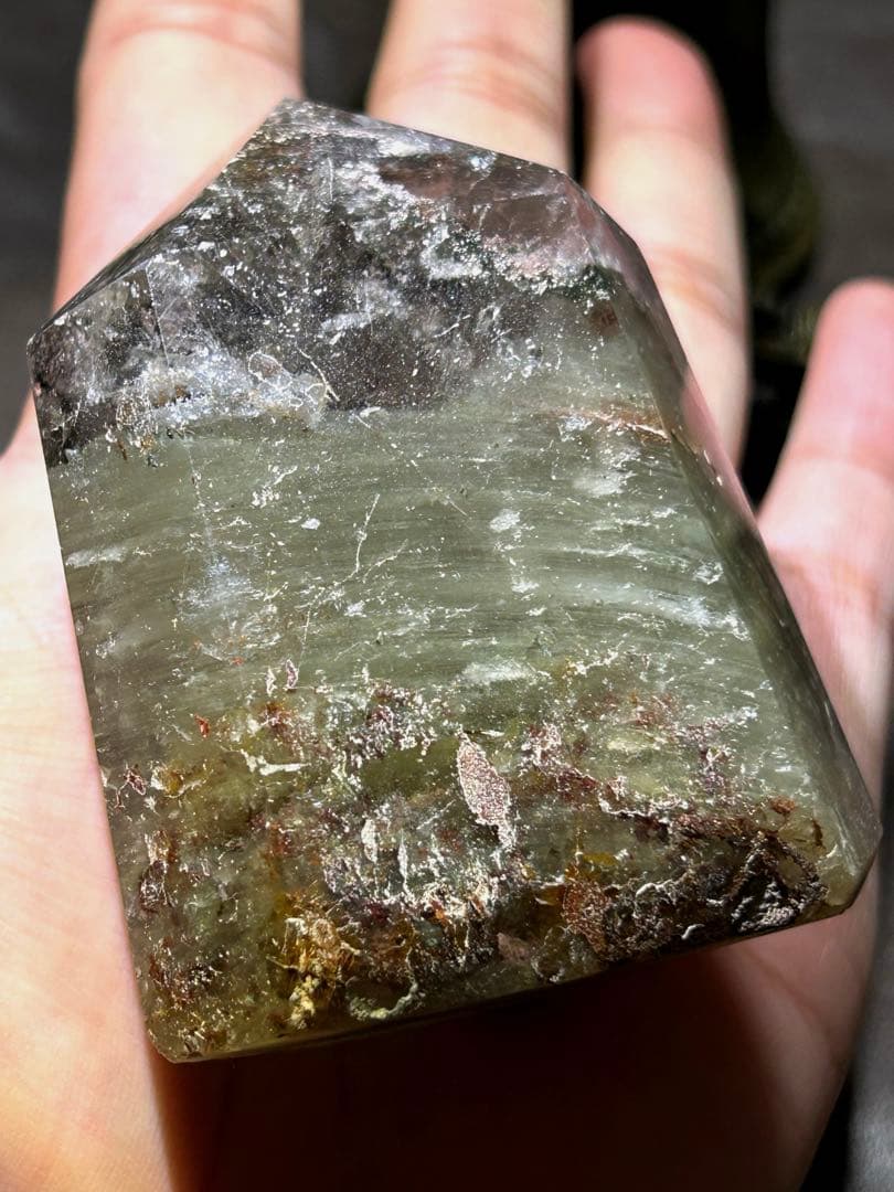 ⭐️別格高級品！帝王秘宝！ガーデンクォーツ　原石　六角柱