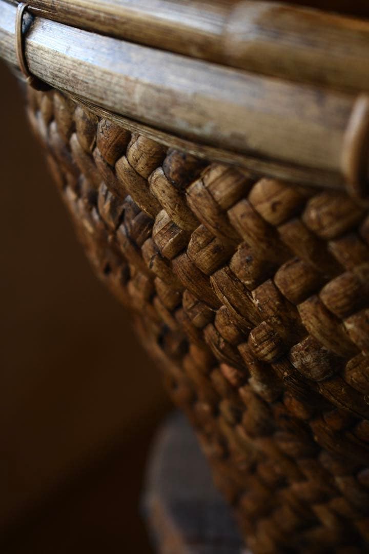 古道具　フィリピン　ルソン島　古籠　民藝　vintage プリミティブ　竹編み