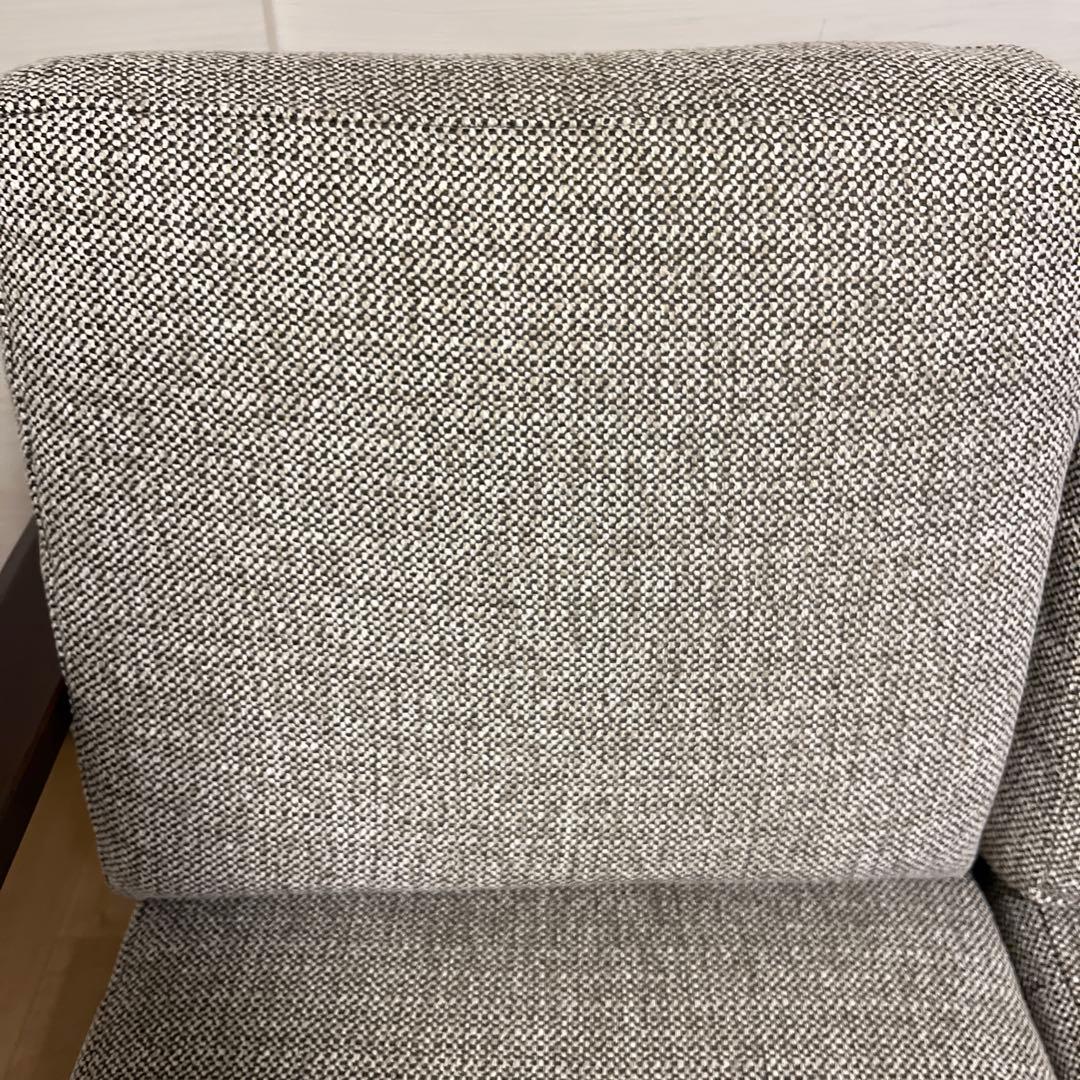 【最終値下げ】モダン 2人掛けソファ グレー