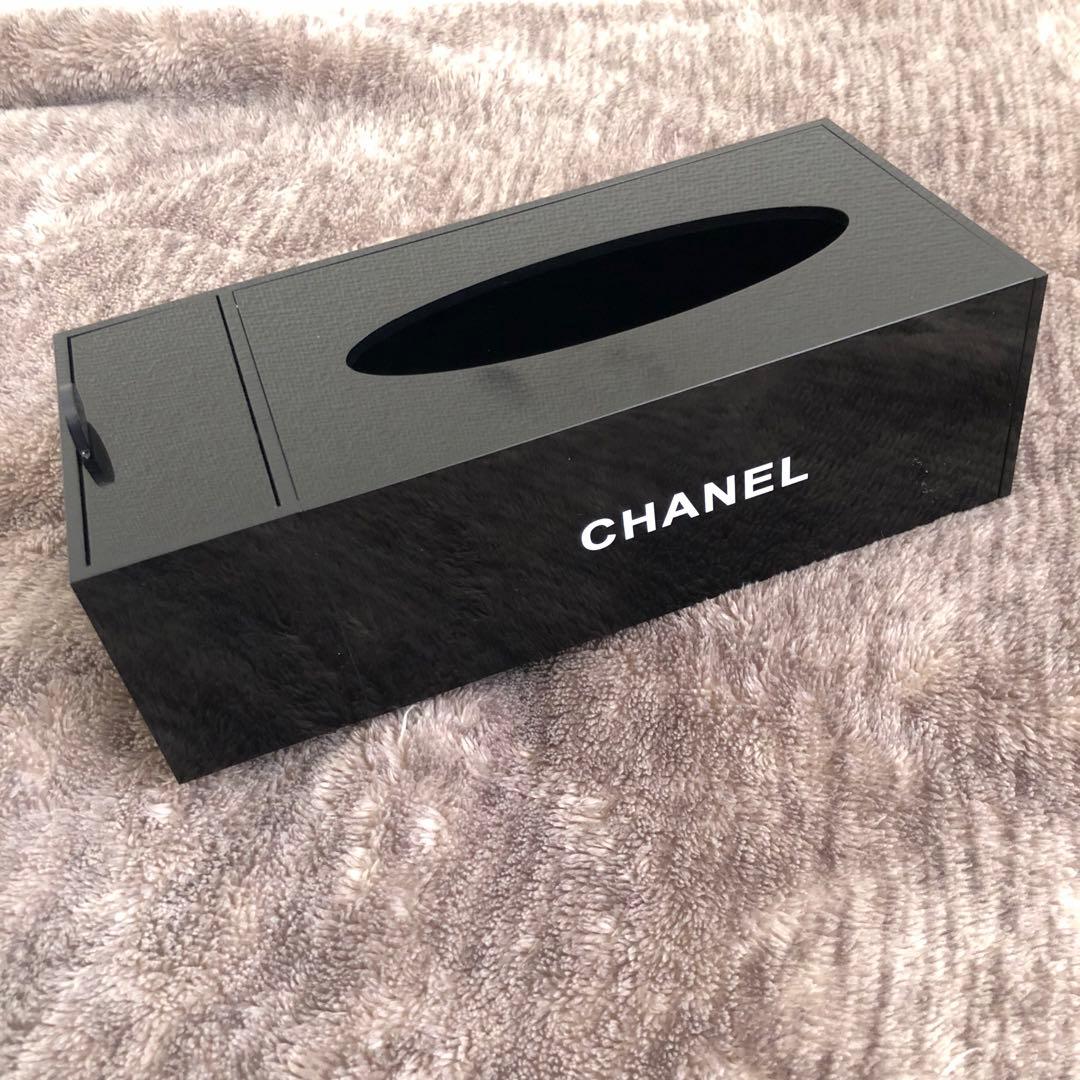 シャネル アクリル ティッシュケース 訳あり