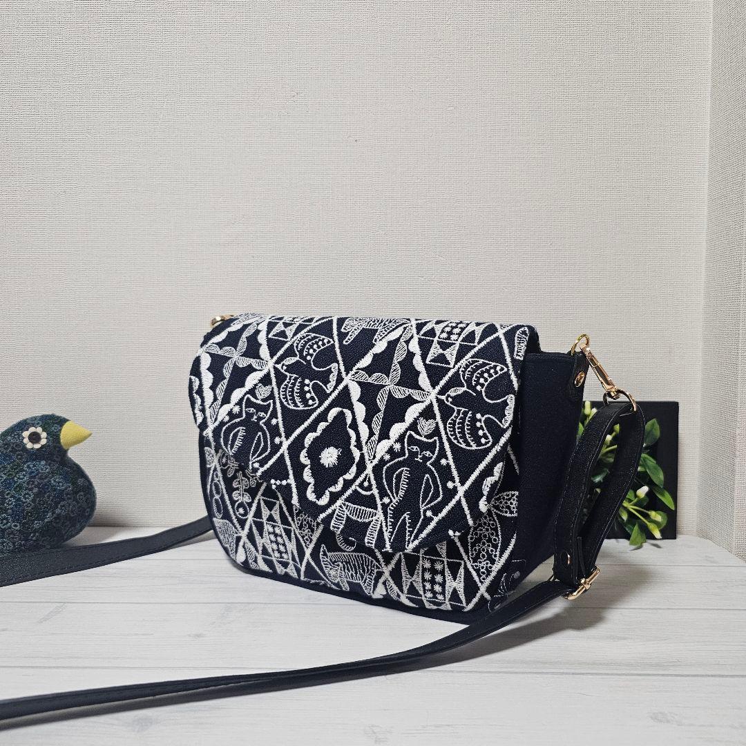 s.ポシェット ショルダーバッグ ミナペルホネン シンフォニー ハンドメイド