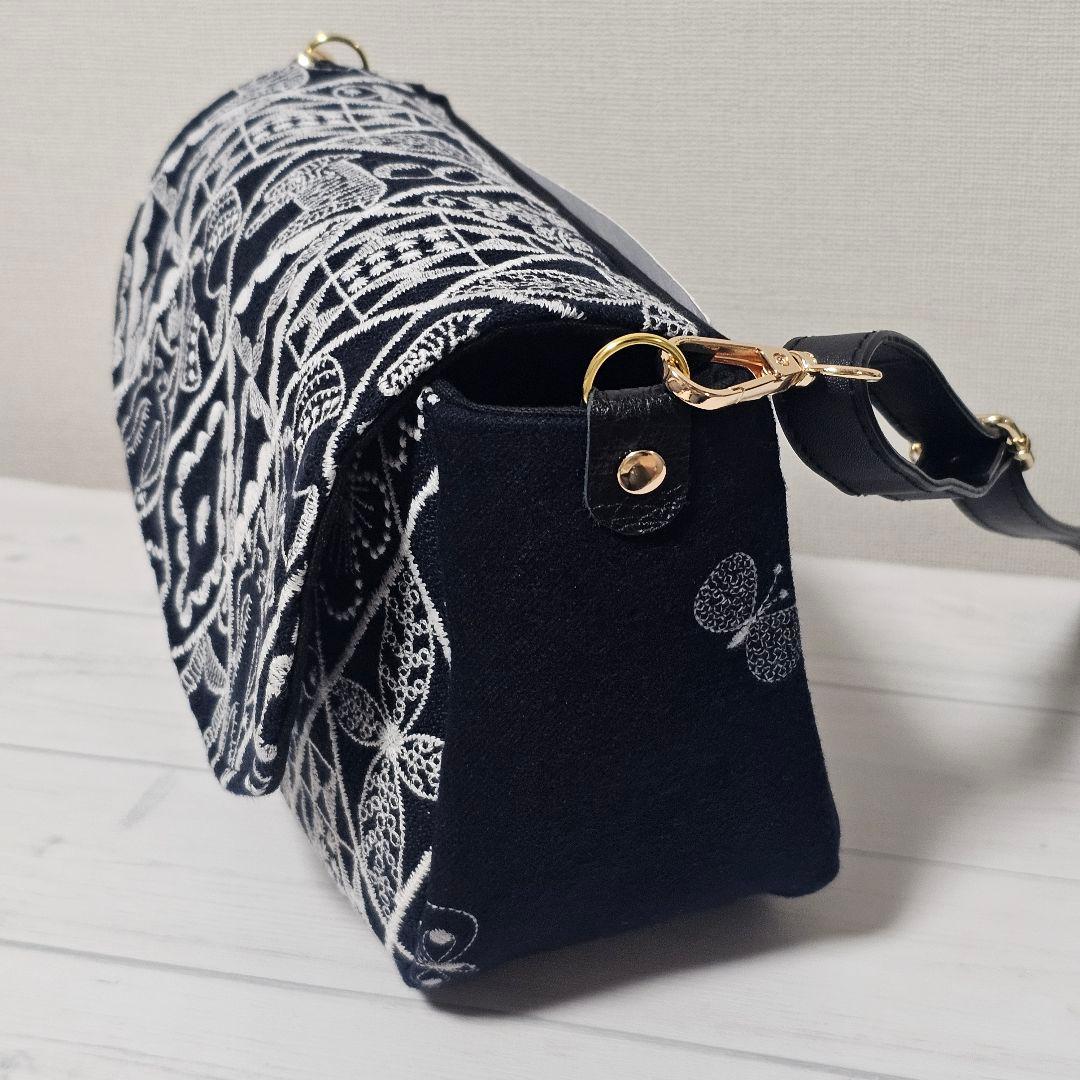 s.ポシェット ショルダーバッグ ミナペルホネン シンフォニー ハンドメイド