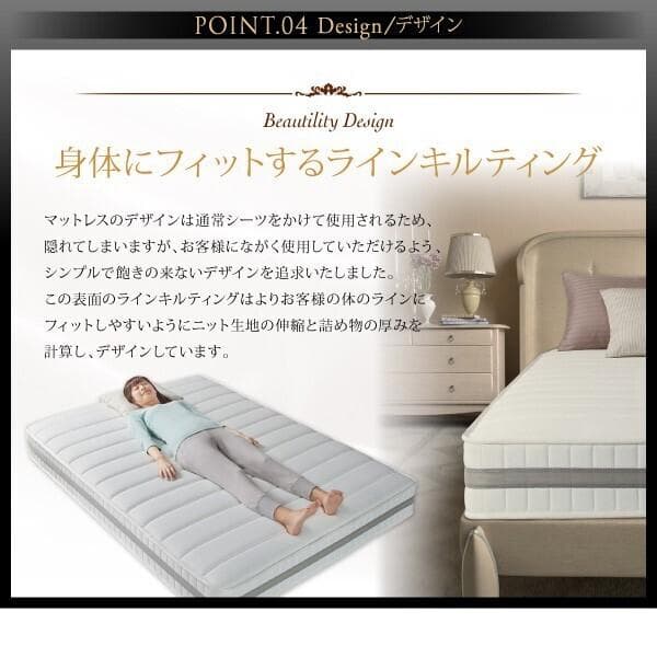 新品　圧縮ロール プレミアム　ボンネルコイルマットレス　セミシングル　ブラック