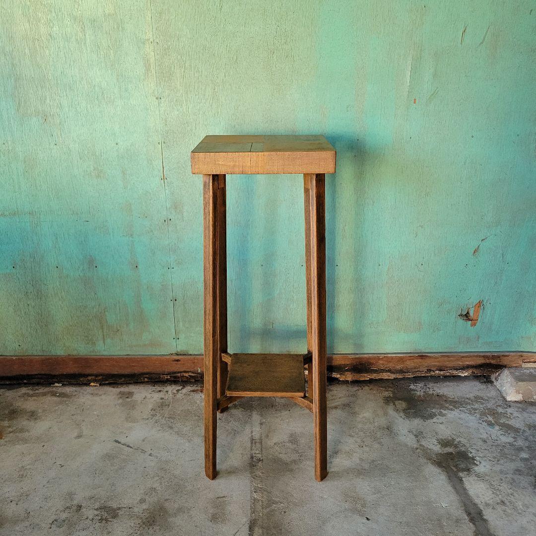 フランスアンティーク　花台　リペア品 店舗什器 ディスプレイ 古材 古木 木製