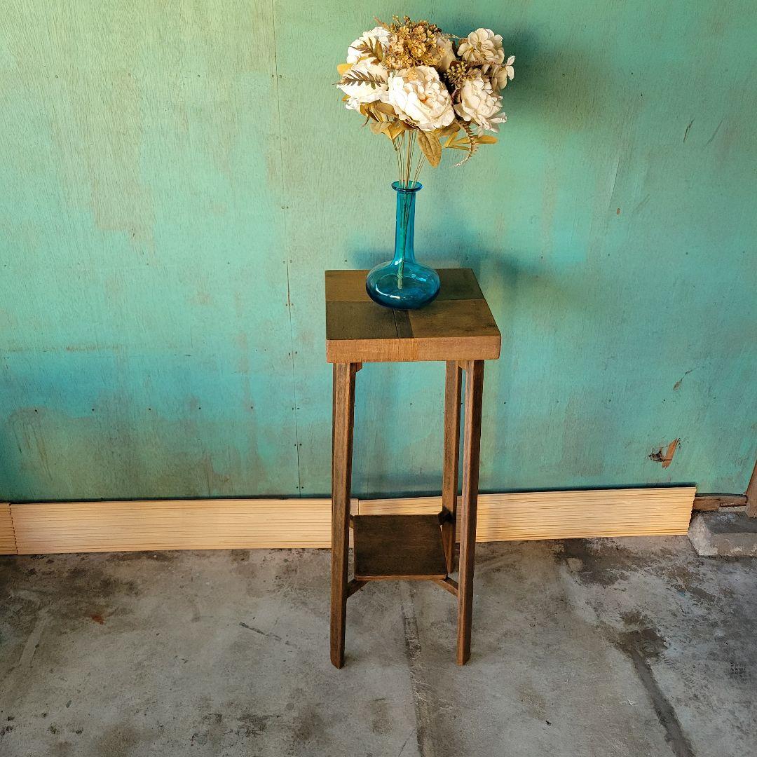 フランスアンティーク　花台　リペア品 店舗什器 ディスプレイ 古材 古木 木製