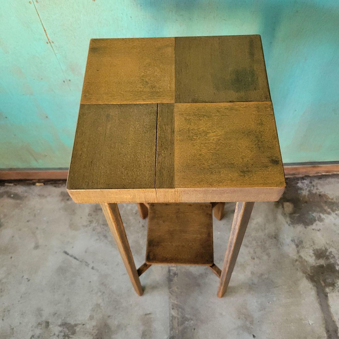 フランスアンティーク　花台　リペア品 店舗什器 ディスプレイ 古材 古木 木製