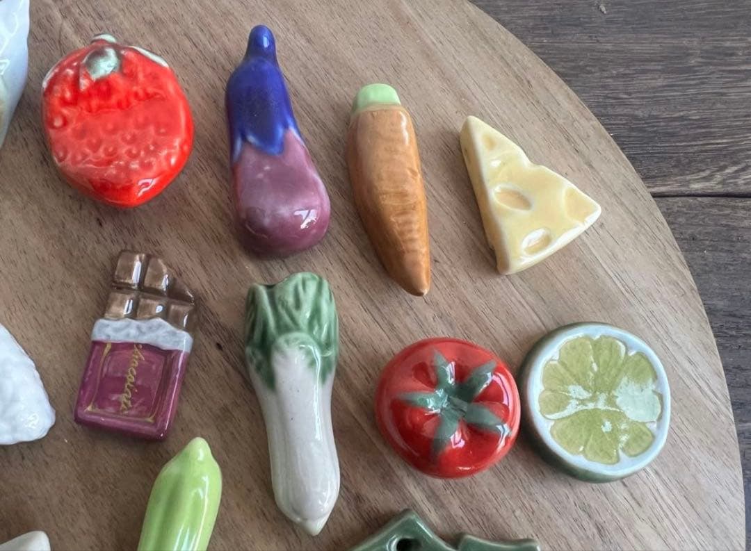 【新品】 食べ物の箸置き(22こ)