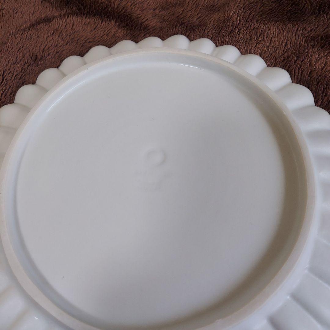 臼杵焼 輪花プレート 白 10枚 新品未使用 ４枚 開封済 ６枚